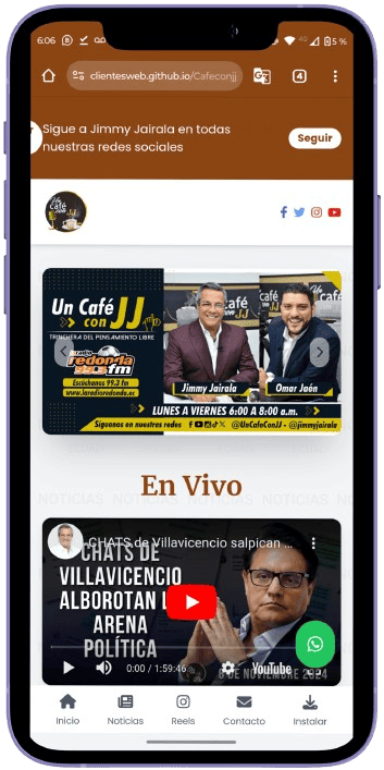 Un Café Con JJ App